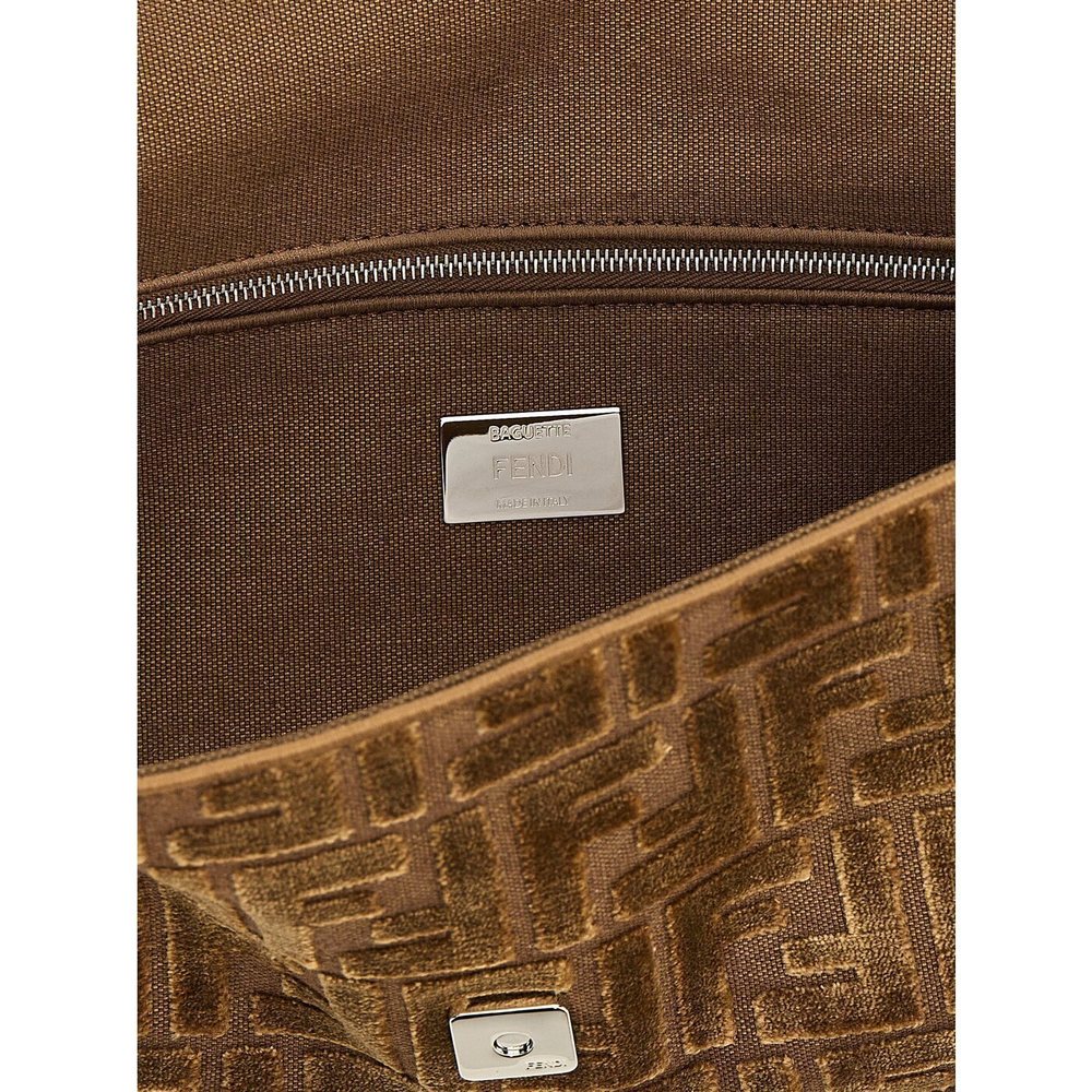 Fendi Baguette Shoulder Bag Business Brown Bags - Picture 4 of 4